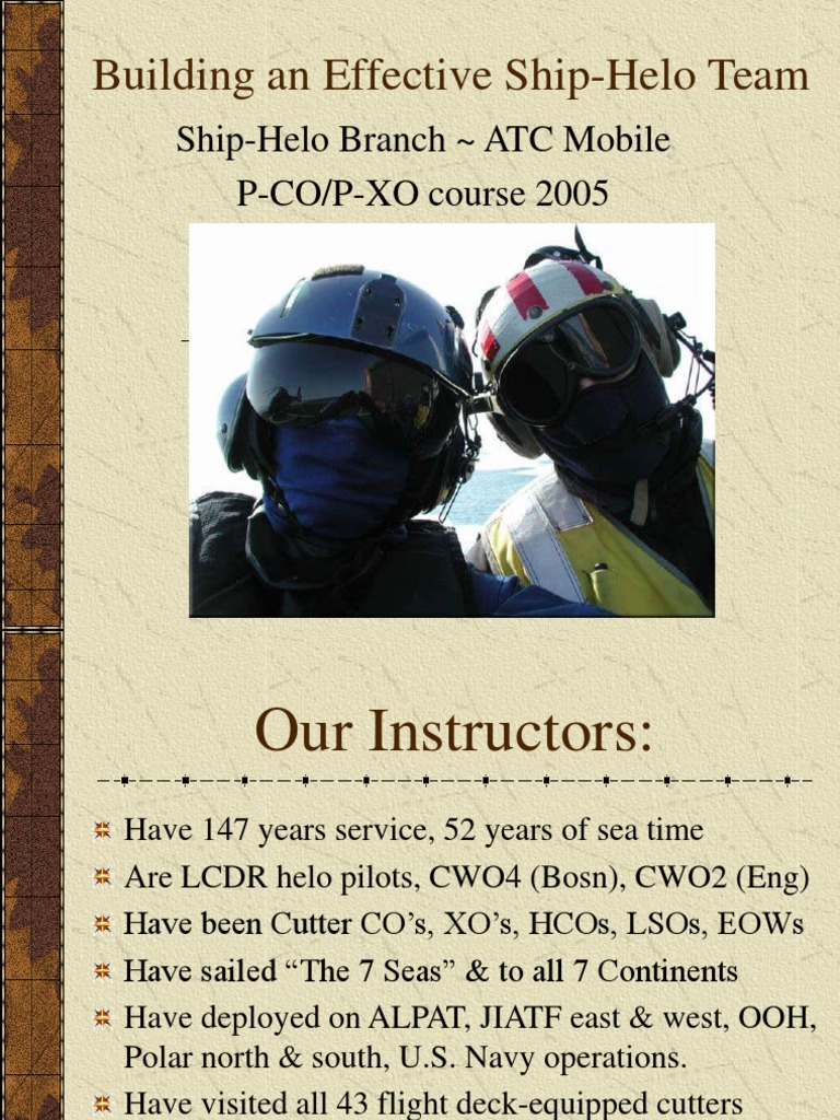 Ship-Helo Team Operations Guide | PDF | Aerial Refueling | Military ...