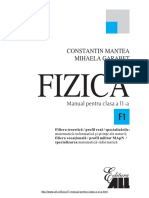 Manual Fizica f1 Clasa 11 PDF