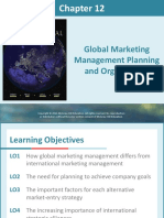Global Marketing Management Planning and Organization