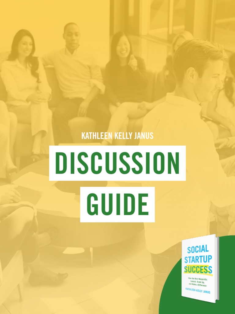 Social Startup Success Discussion Guide | PDF | Conversation ...