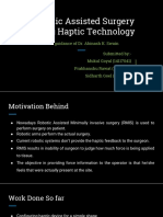 Robotic Assisted Surgery Using Haptic Technology 2