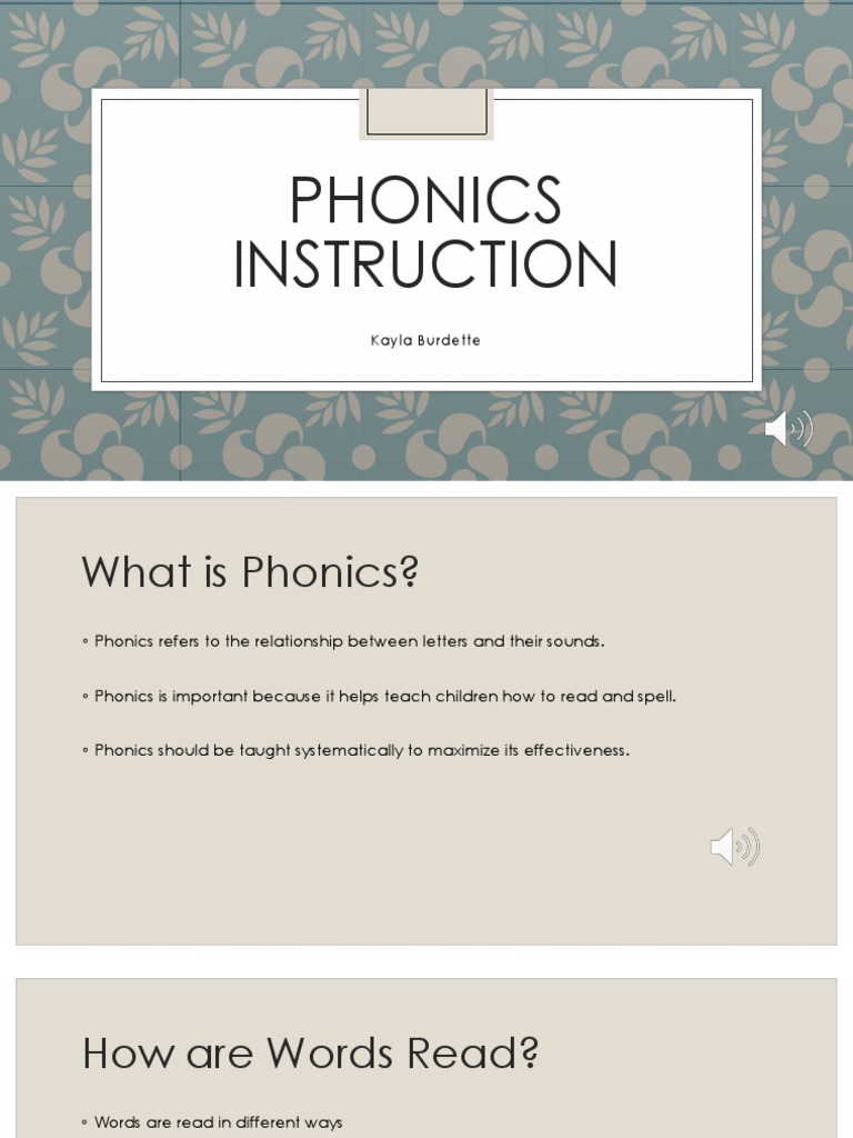 Effective Phonics Instruction Strategies | PDF | Phonics | Syllable