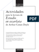 Actividades Del Libro Estudio en Escarlata PDF