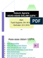 Hukum Agraria: Asas-Asas Dalam UUPA