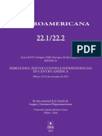 Centroamericana: Rebeliones, (R) Evoluciones E Independencias en Centro América