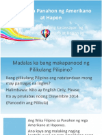 Aralin 2 Sa Panahon NG Amerikano at Hapon 2nd Sem