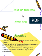 Teaching of Phonics: Akhtar Mirza