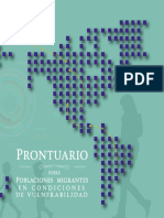 Prontuario Sobre Poblaciones Migrantes en Condiciones de Vulnerabilidad PDF