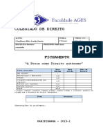 Fichamento A Posse Como Direito Autônimo