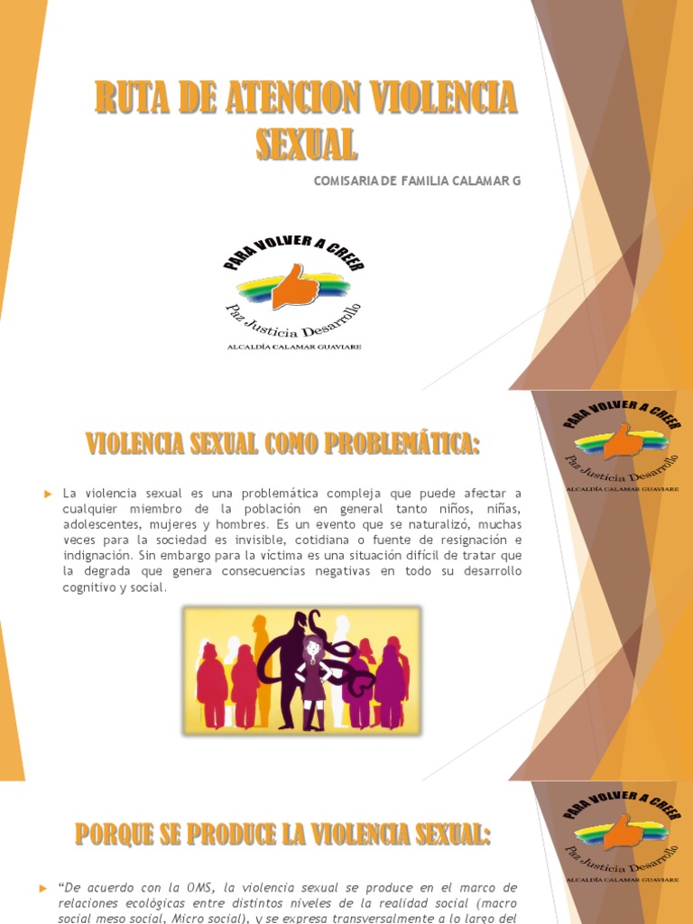 Ruta de Atención a la Violencia Sexual | PDF | Abuso sexual | Violencia