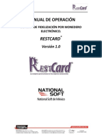 Restcard1.0 - Manual de Operaciones