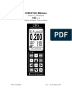 Operation Manual: Dakota Ultrasonics V 2 - 0 Material & Coating Thickness Gauge