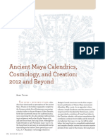 Ancient Maya Calendrics Cosmology and CR