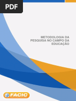 Metodologia Da Pesquisa CAP 01
