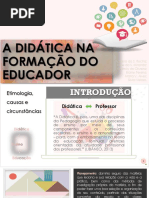 didática na formação do educador