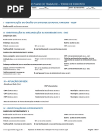 Modelo de Plano de Trabalho a Ser Preenchido No Sigcon