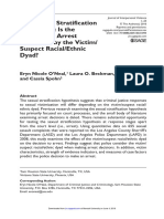 The Sexual Stratification Hypothesis: Is The Decision To Arrest Influenced by The Victim/ Suspect Racial/Ethnic Dyad?