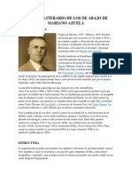 Análisis Literario de Los de Abajo de Mariano Azuela