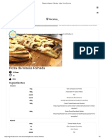 Pizza de Massa Folhada - Vigor Food Service