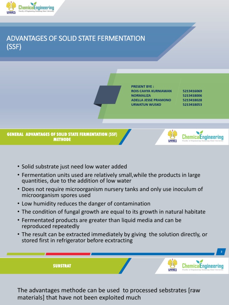 Advantages of Solid State Fermentation | PDF | Fermentation | Microorganism