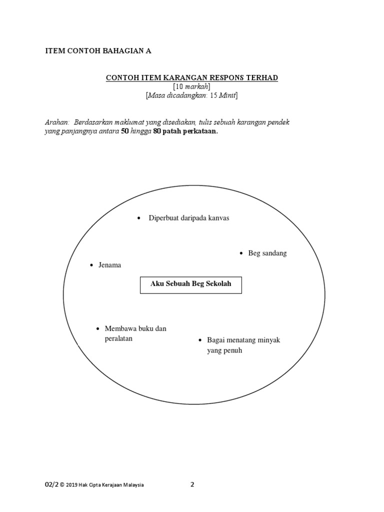 02 2 Item Contoh Bahagian A Karangan Respons Terhad 2 Pdf