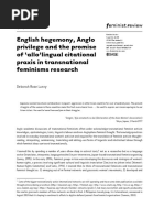 English Hegemony