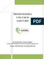 Program Kerja Unit Umum RSU Amira 2019