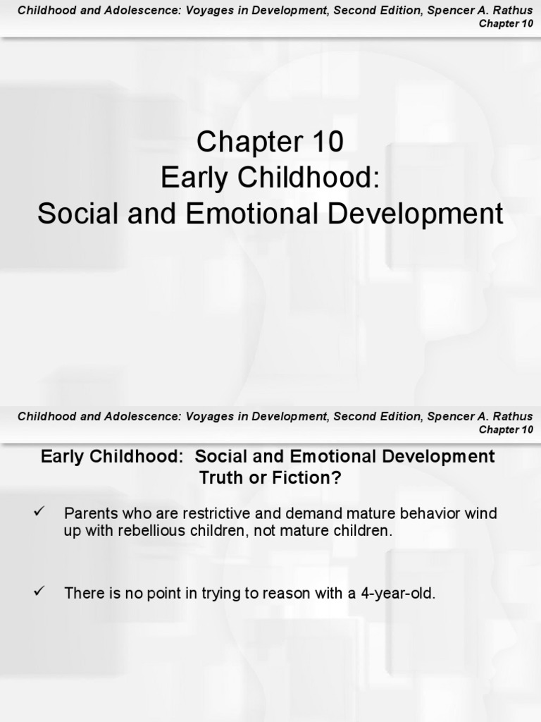 Early Childhood Social and Emotional Development | PDF | Adolescence ...