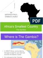 By Miranda Paul, Children's Author: Africa's Smallest Country