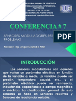 Conferencia 7 SENSORES MODULADORES RESISTIVOS PROBLEMAS.ppt