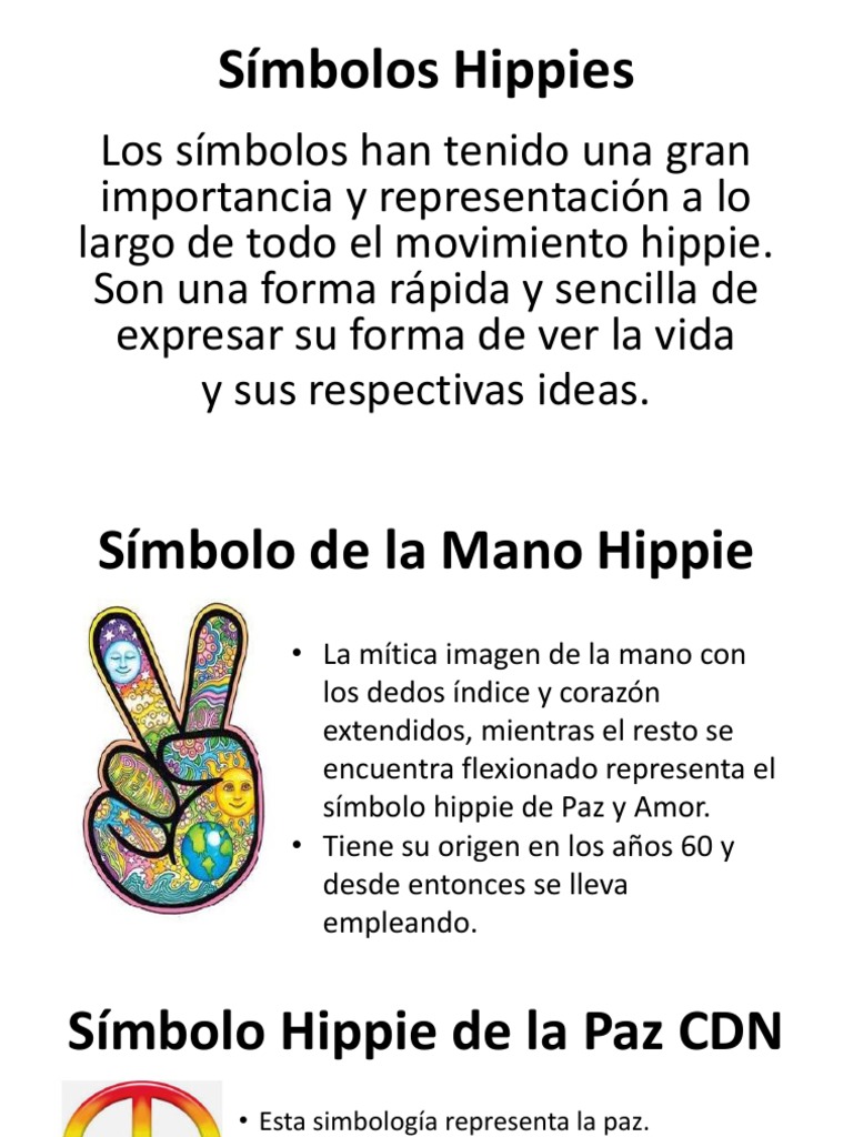 Significado de los Símbolos Hippies | PDF | Filosofía