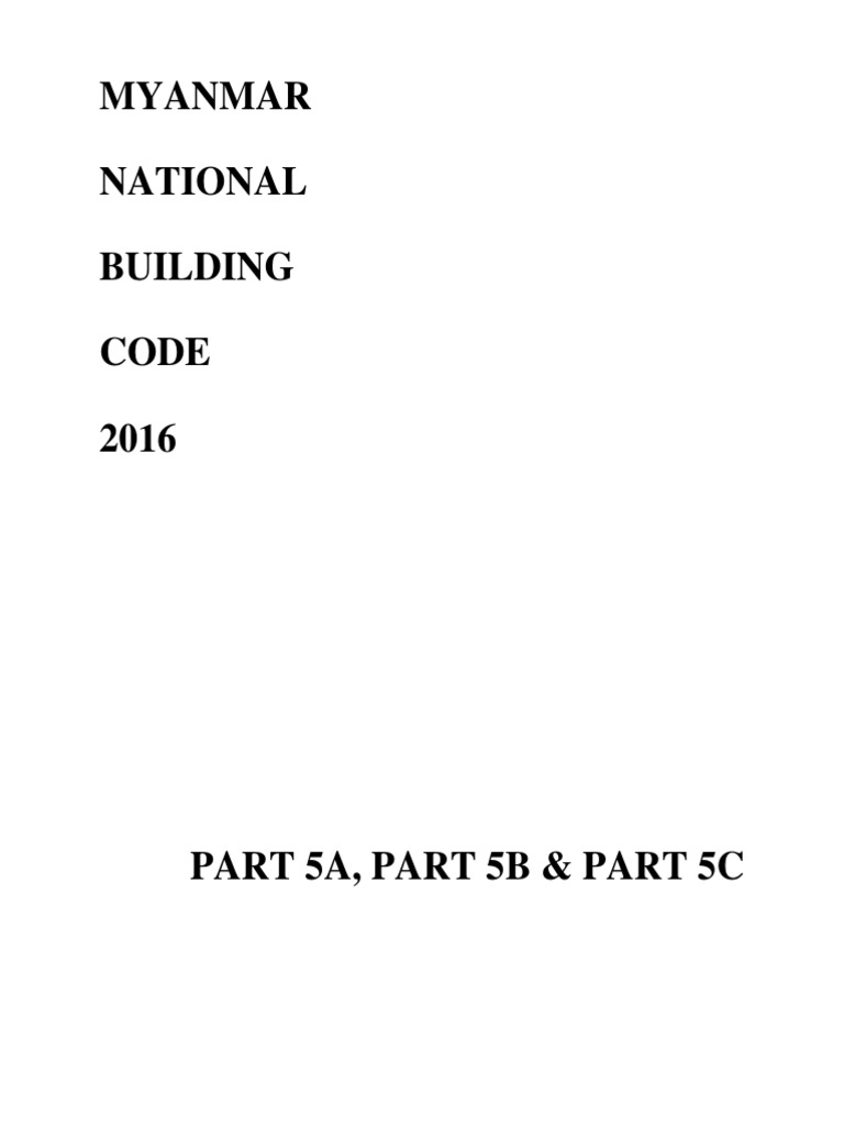MYANMAR NATIONAL BUILDING CODE 2025 PDF MYANMAR VERSION PDF DOWNLOAD intelligence overview