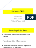 Debating Skills