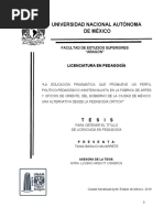 2018, Basilio Tania, Educ pragmática que promueve un perfil político-pedagógico asistencialista en el FARO Oriente.pdf