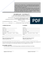 Islamic Marriage Contract PDF