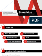 Resuscitation: Overview of Advance Life Support