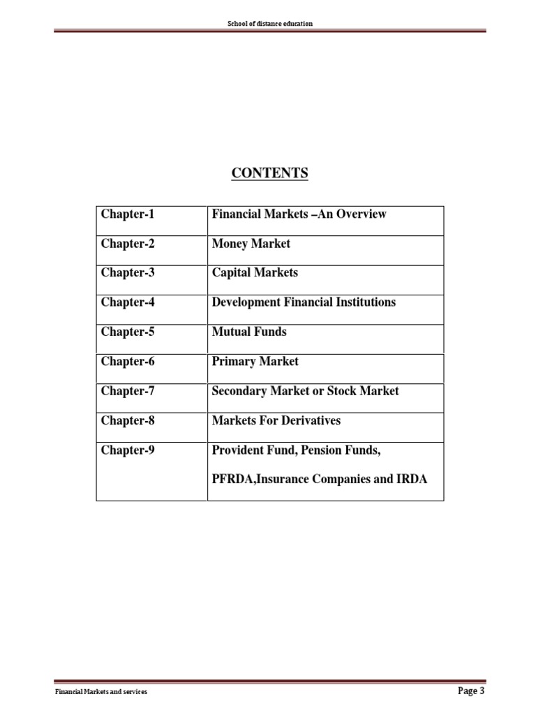 FInancial Market | PDF | Financial Markets | Reserve Bank Of India