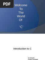 C Introduction