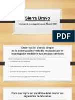 Sierra Bravo: Técnicas de Investigación Social, Madrid 1998