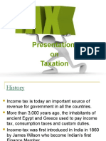 Presentation On Taxation
