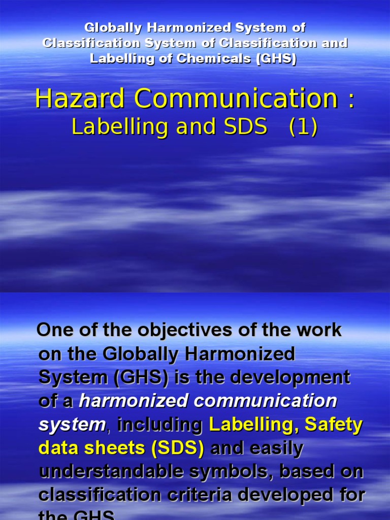 GHS Hazard Communication Guide | PDF | Dangerous Goods | Safety