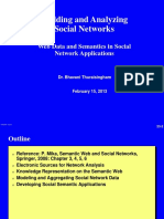 Building and Analyzing Social Networks: Web Data and Semantics in Social Network Applications