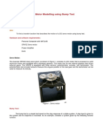 Servo Motor Modelling Using Bump Test: Expt - No-8 Aditya Das 17BEE0267