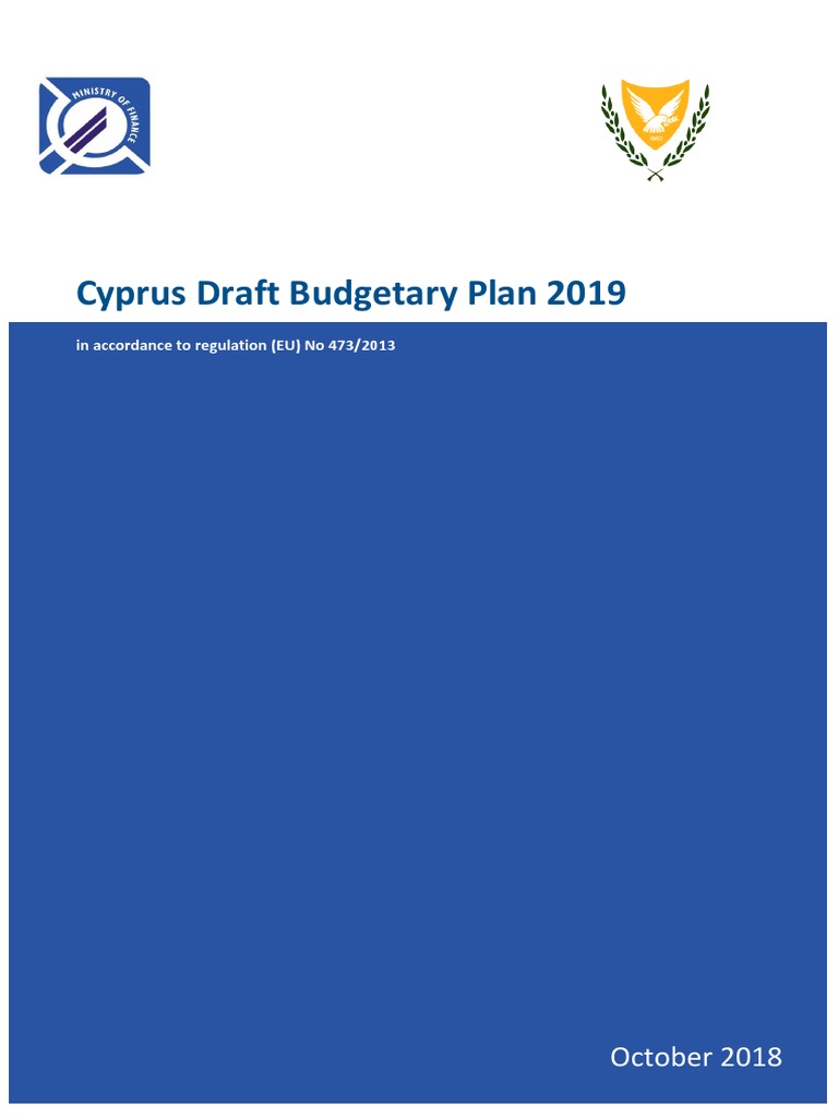 CY Draft Budgetary Plan 2019 | PDF | Government Budget Balance | Gross ...