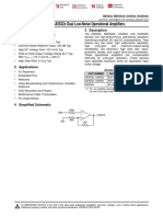 NE5532x, SA5532x Dual Low-Noise Operational Amplifiers: 1 Features 3 Description