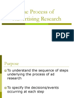The Process of Advertising Research