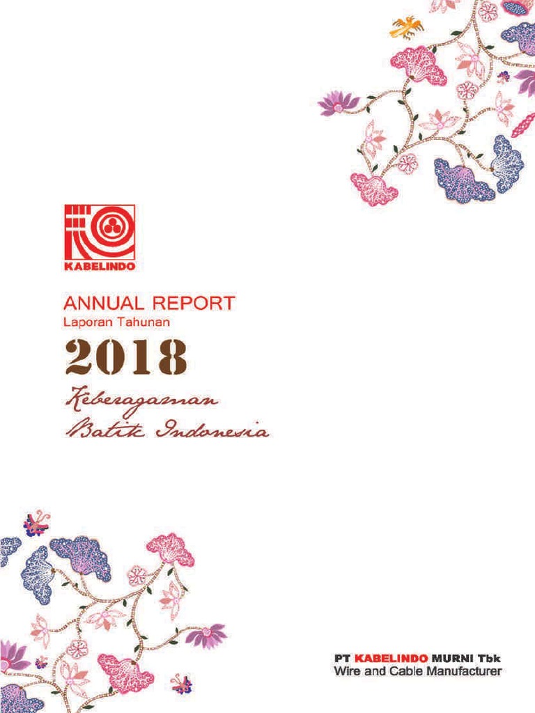 2018 Annual Report of PT Kabelindo Murni | PDF | Dividend | Equity ...