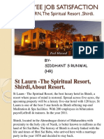Employee Job Satisfaction at ST Laurn Spiritual Resort Shirdi.