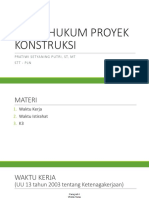 Aspek Hukum Proyek Konstruksi Lect6