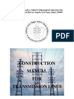 Construction Manual For Transmission Lines